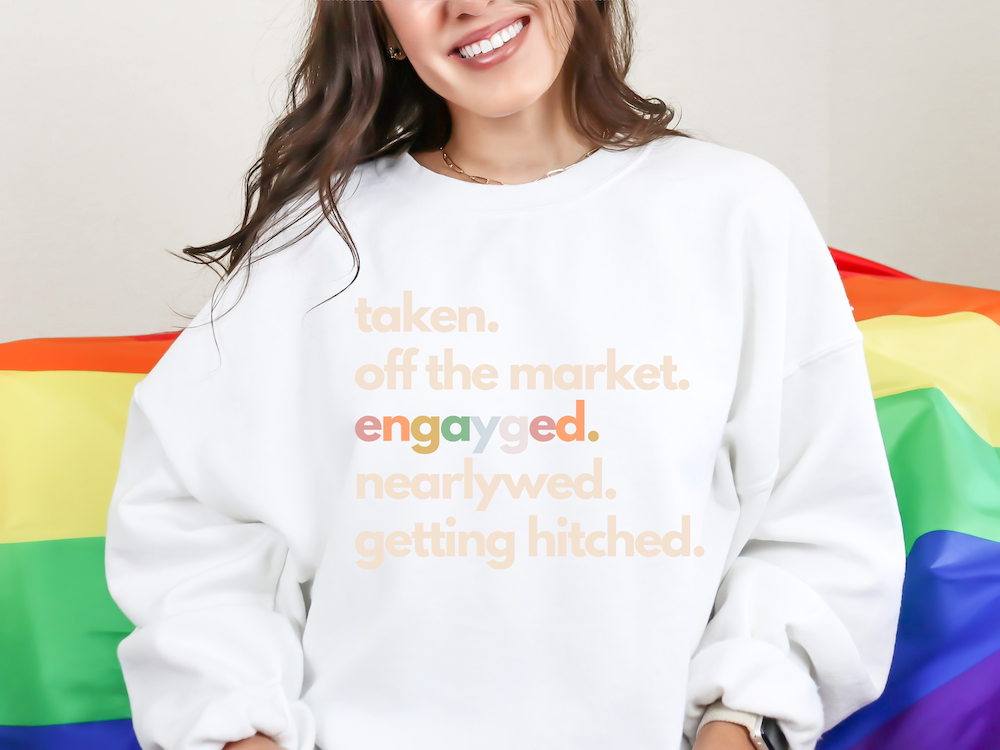 Taken Unisex Sweatshirt - "Engayged" Neutral